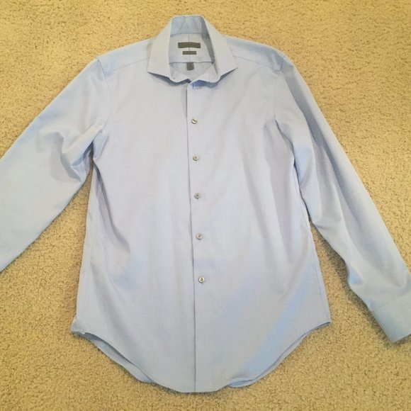 Light Blue Calvin Klein Dress Shirt - Picture 1 of 3